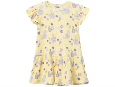 Name It double cream kjole blomster